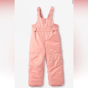 Light pink snow suit